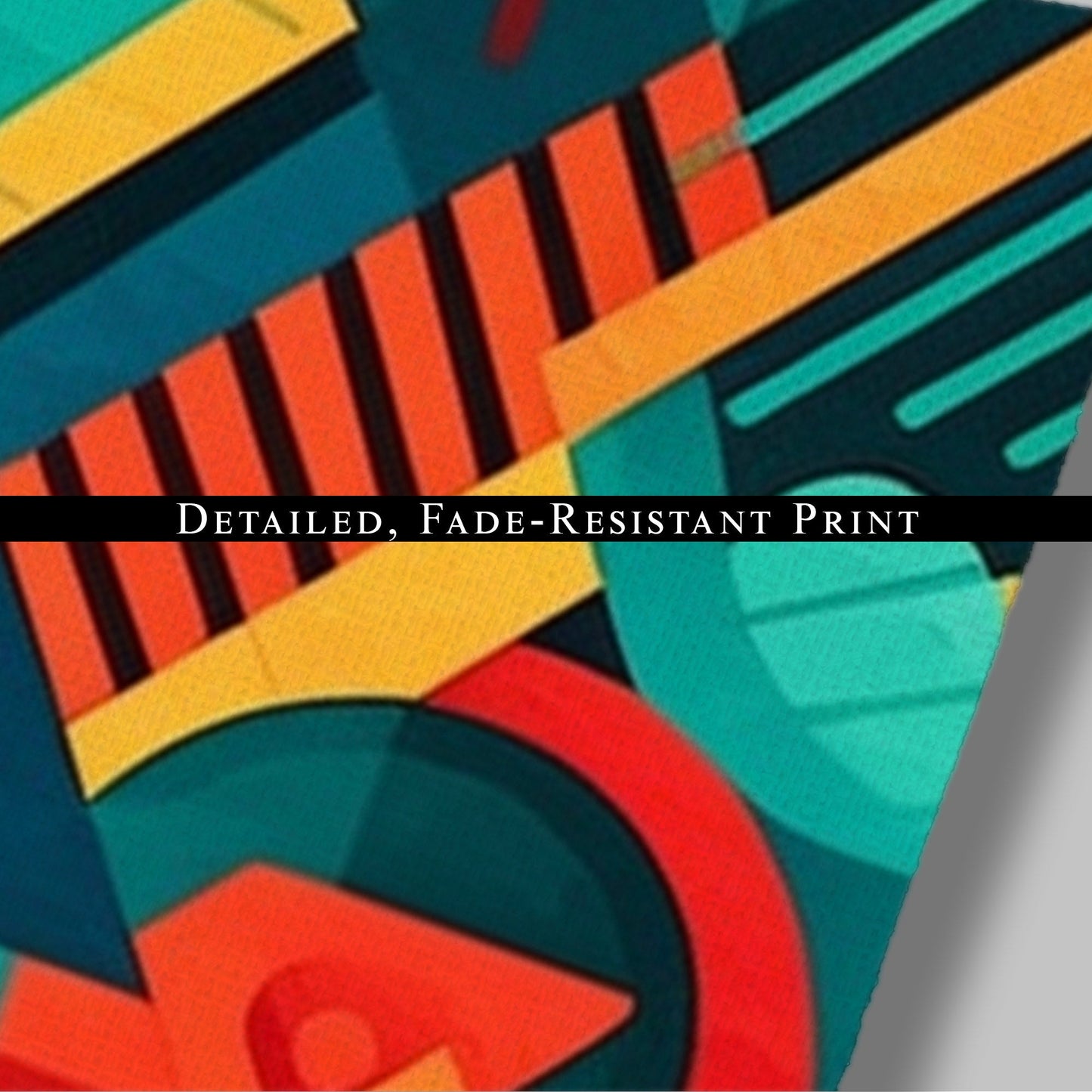 Bold graphic pattern wall art inspired by modern design - Vibrant Abstraction