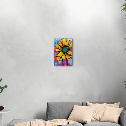 Vibrant Floral Pop Art -  Whimsical Floral Delight