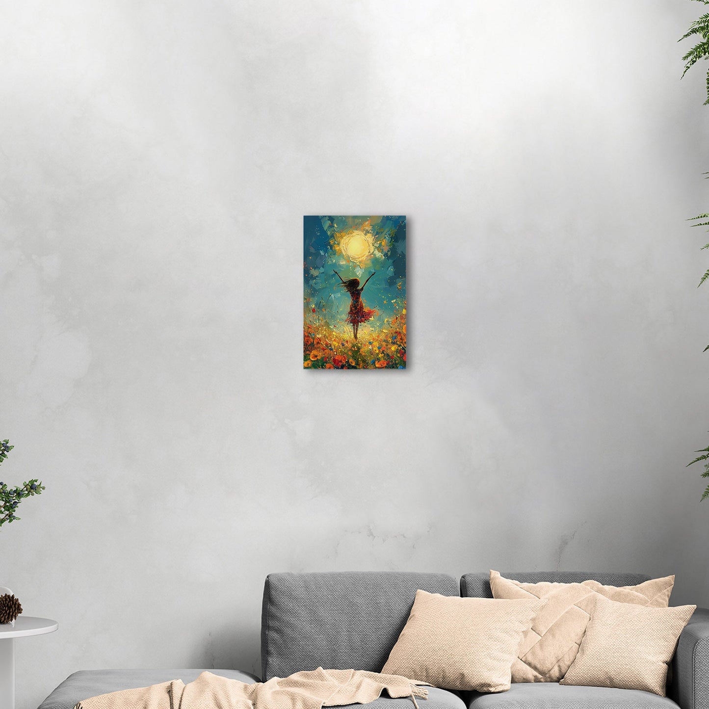 Vibrant, uplifting, energetic art for a lively Living Room - Joyful Dance