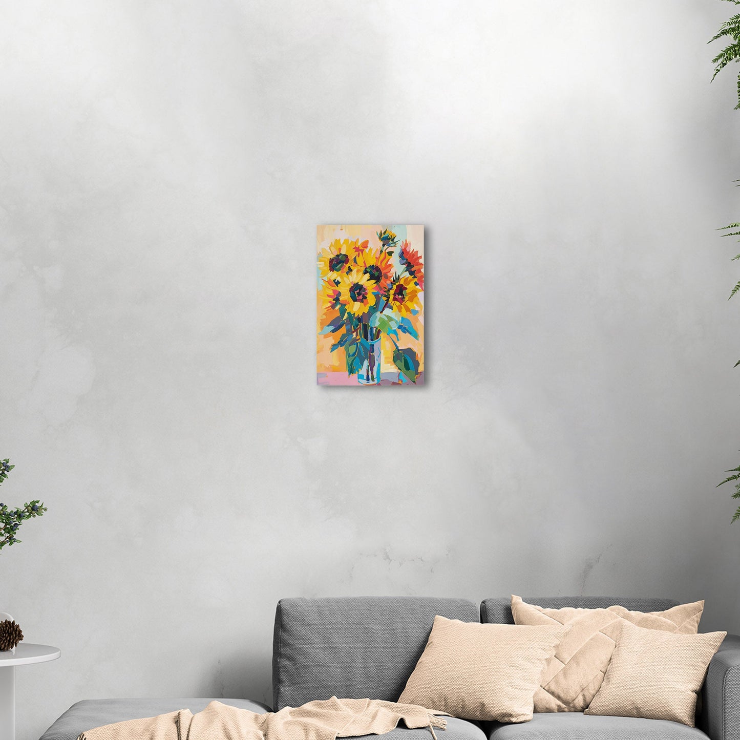 Vibrant sunflower masterpiece - Artistic Serenity