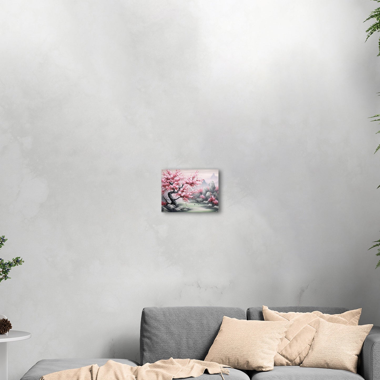 Asian Watercolor Botanical - Cherry Blossom Serenity