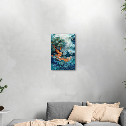 Elevate your space with this sophisticated 3D art - Enchanting Dreamscapes