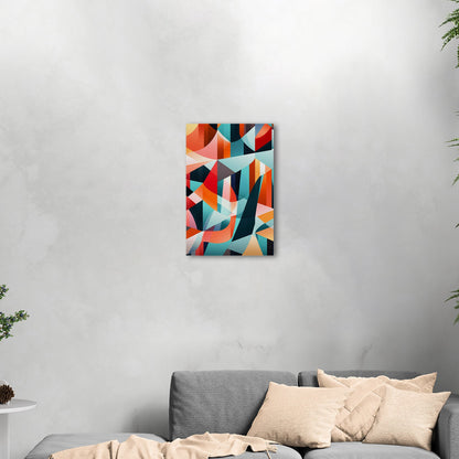 Bold geometric abstract wall art - Harmony in Motion