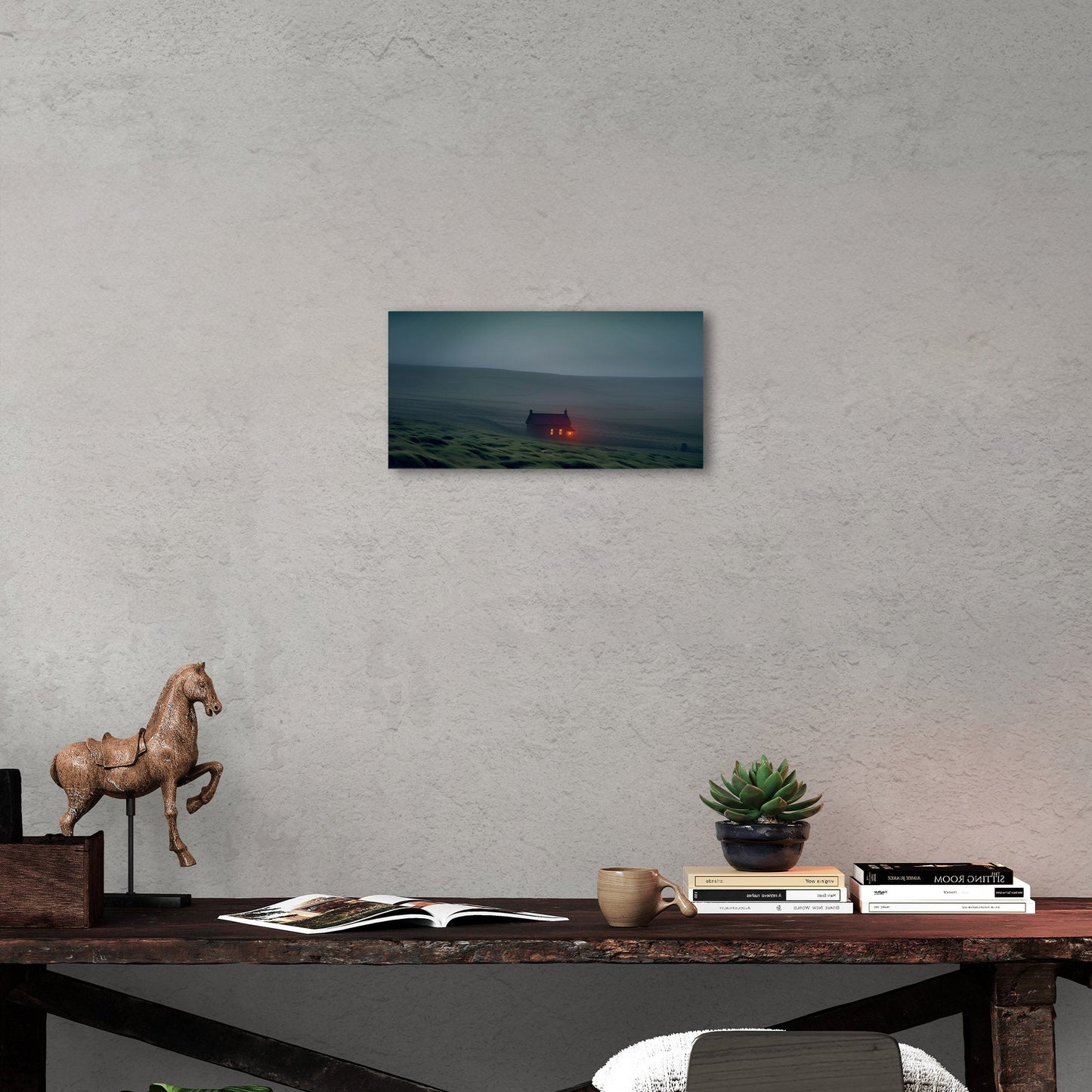 Brighten up your living room with a striking nocturnal scene - Enigmatic Glow