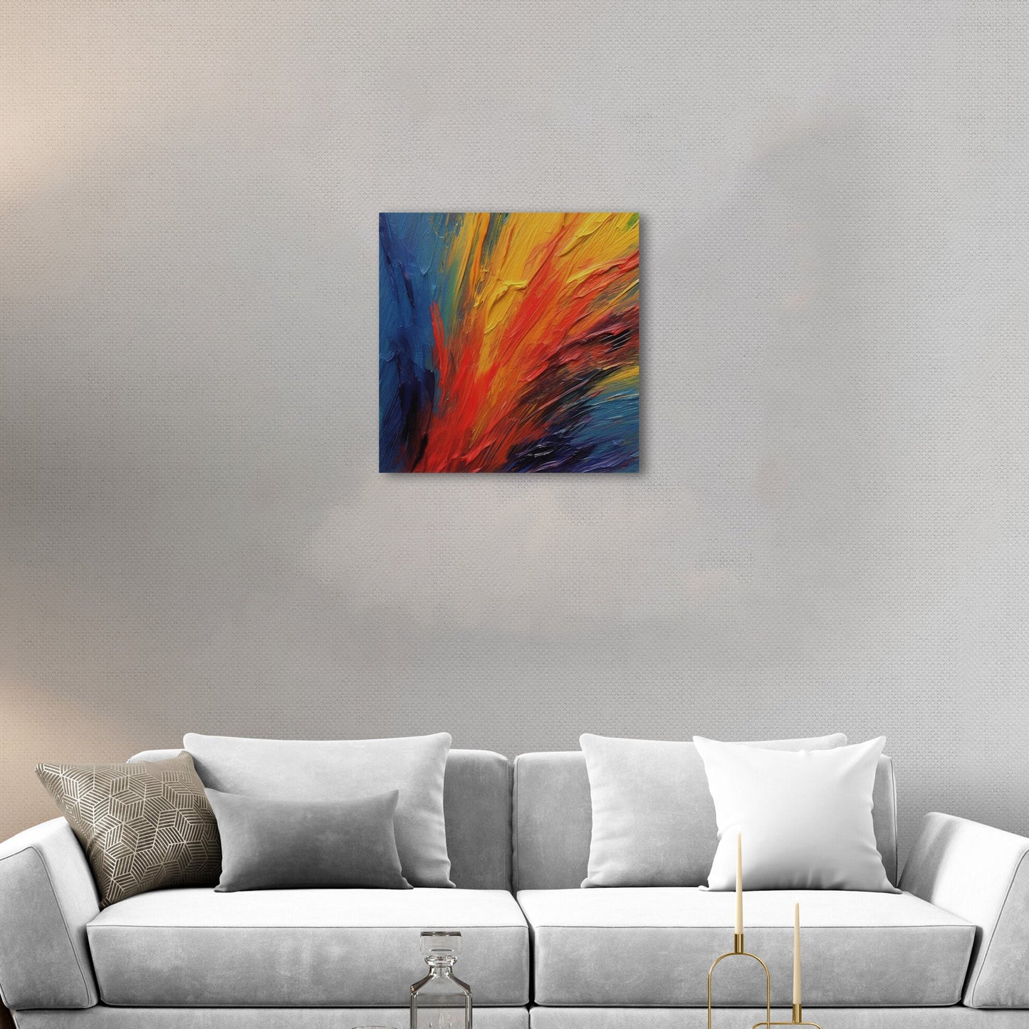 Vibrant oil pastel strokes, artistic textures, expressive abstract - Captivating Creativity