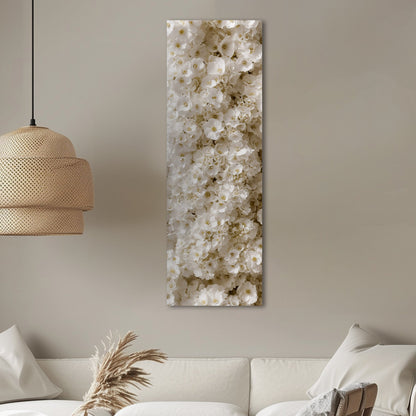 Photorealistic White Wildflower Top-down Texture - White Floral Abundance