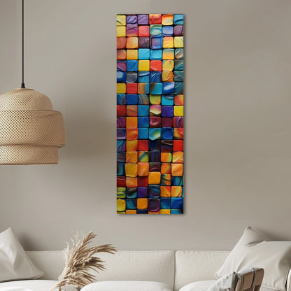 Mosaic Abstract Photorealistic Geometric Shapes - Mosaic Melody