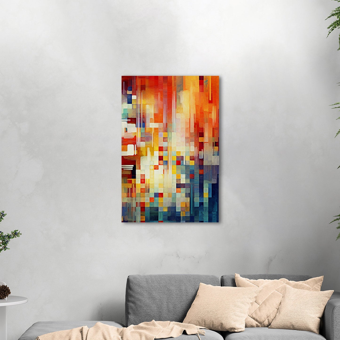 Abstract pixelated mosaic - Eclectic Dream