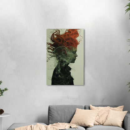 Bold and dynamic abstract wall art - A captivating chaos in art deco