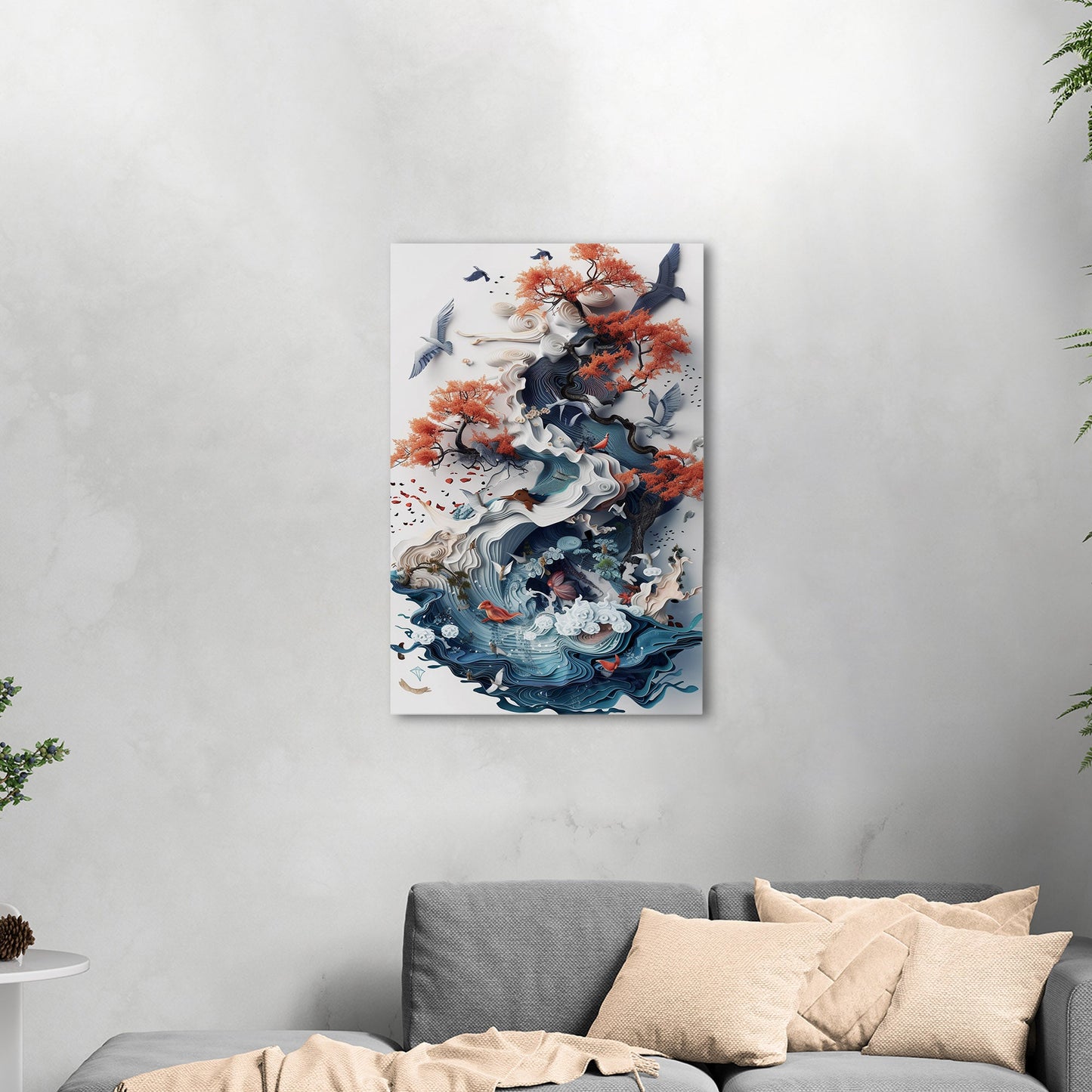 A captivating art piece that elevates any room - A Surreal Masterpiece