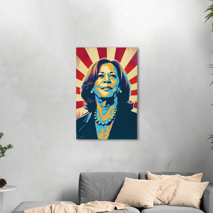 Kamala Harris - Regal Revolution in the Style of Obama Hope Poster