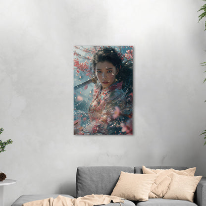 Figurative Portrait - Enchanted Sakura Garden