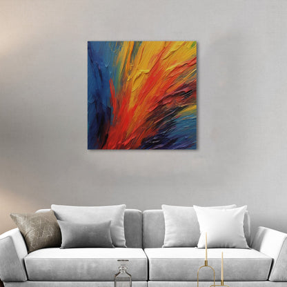 Vibrant oil pastel strokes, artistic textures, expressive abstract - Captivating Creativity