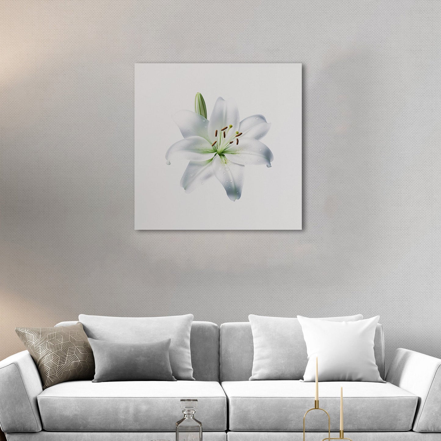 Elegant white lily, beauty, purity, floral - Tranquil Lily Dream