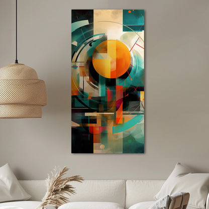 Abstract Geometric Contemporary Art Digital Render - Digital Mirage