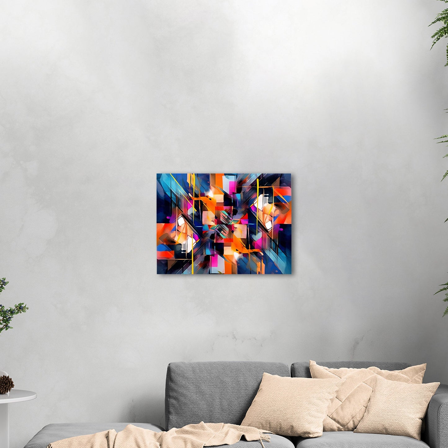 Bold abstract art piece - Vivid Spectrum