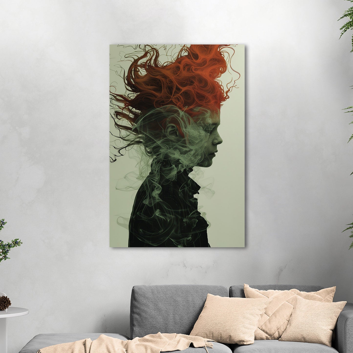 Bold and dynamic abstract wall art - A captivating chaos in art deco