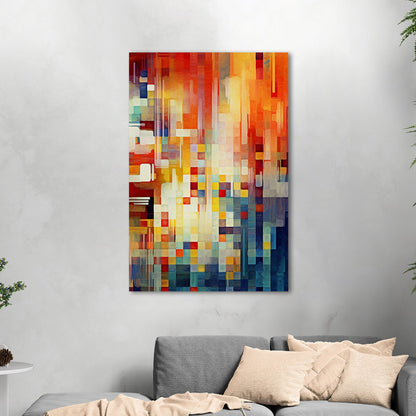 Abstract pixelated mosaic - Eclectic Dream