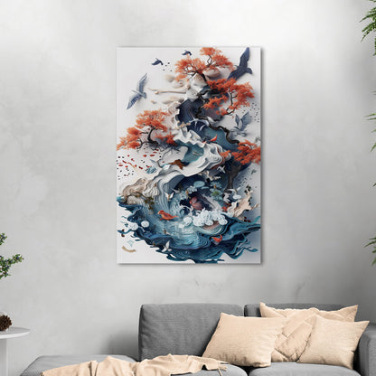 A captivating art piece that elevates any room - A Surreal Masterpiece