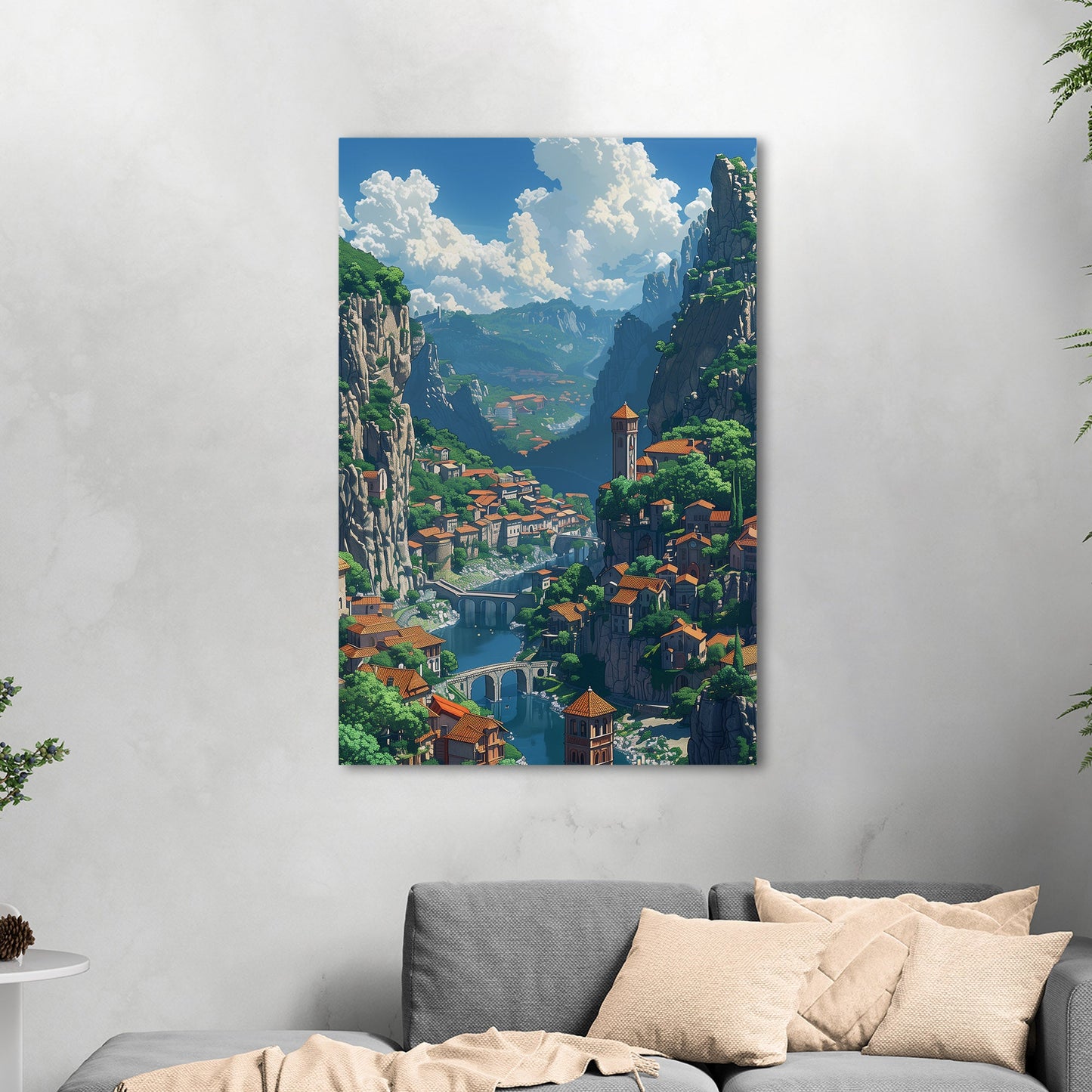 European-themed wall art - Elegant Elysian Haven