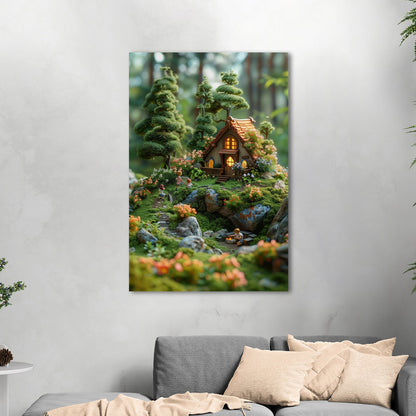 Enchanted Forest cottage 3D render - Dreamscape Woods