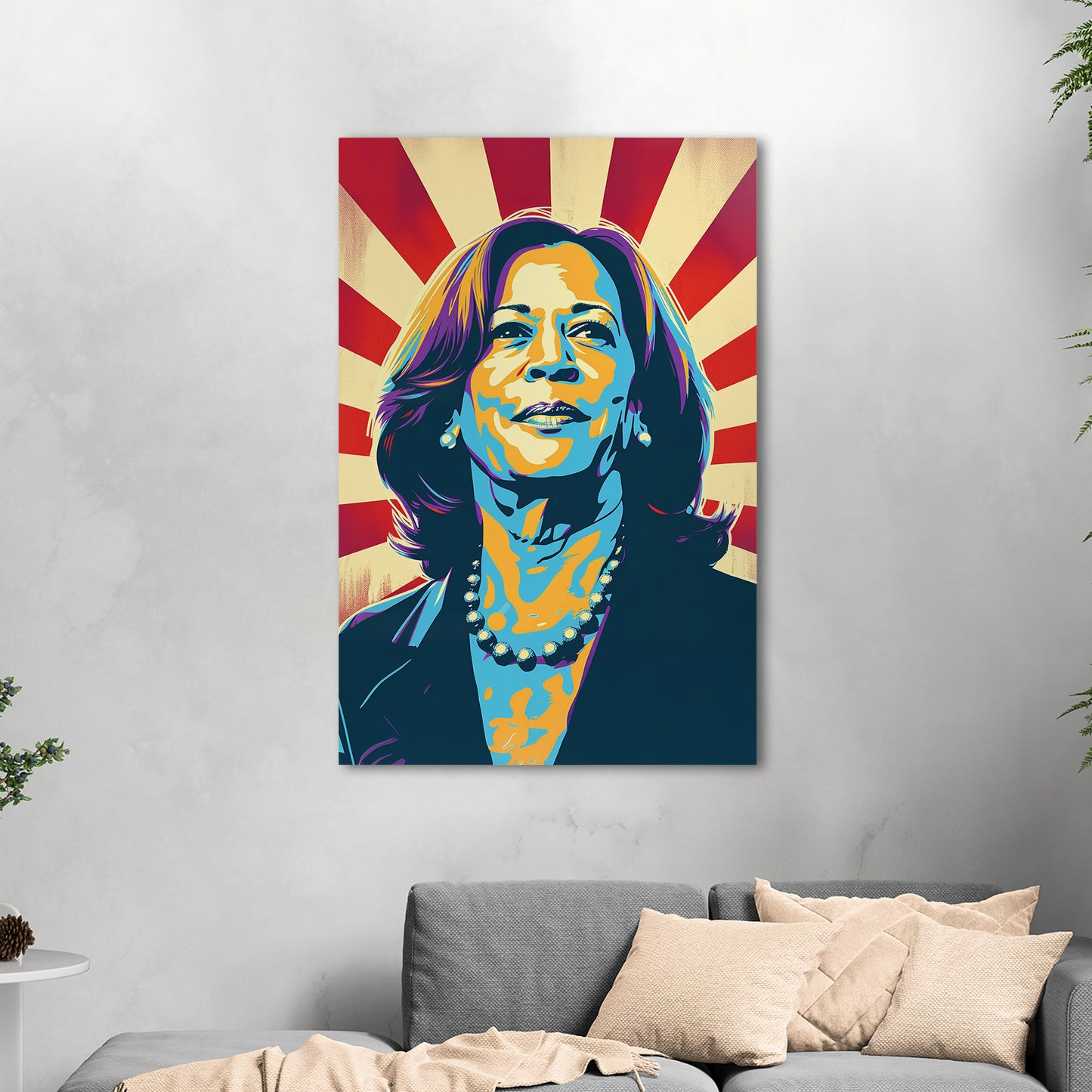 Kamala Harris - Regal Revolution in the Style of Obama Hope Poster