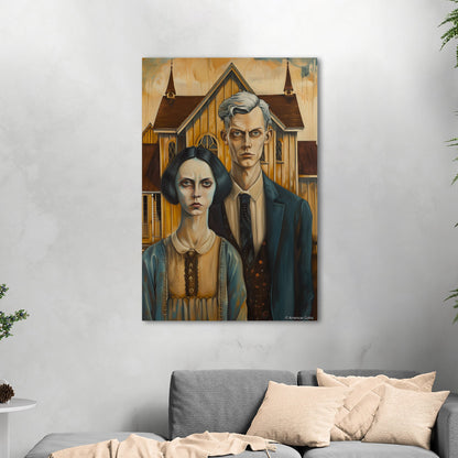 Contemporary reimagining of American Gothic - Ethereal Elegance