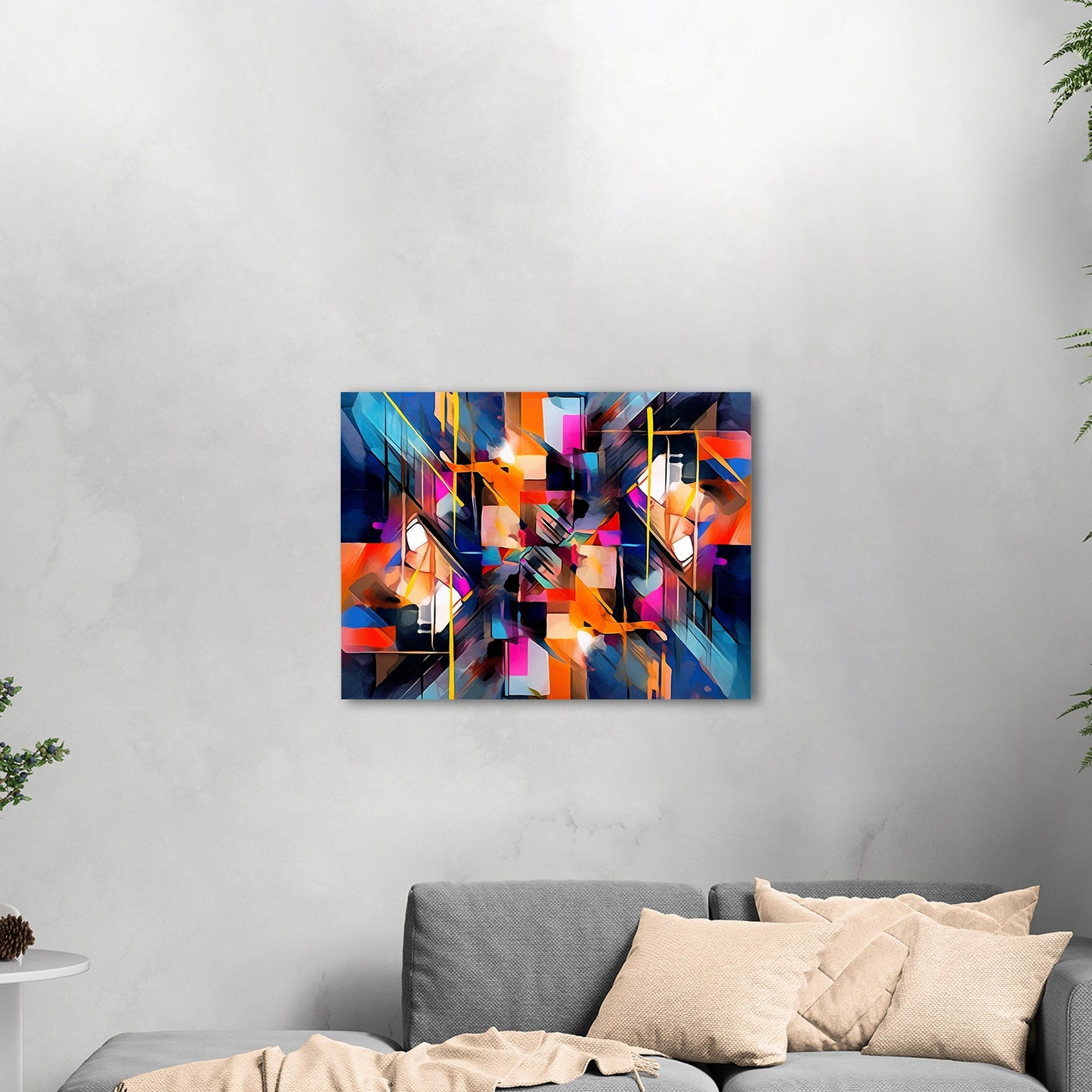 Bold abstract art piece - Vivid Spectrum