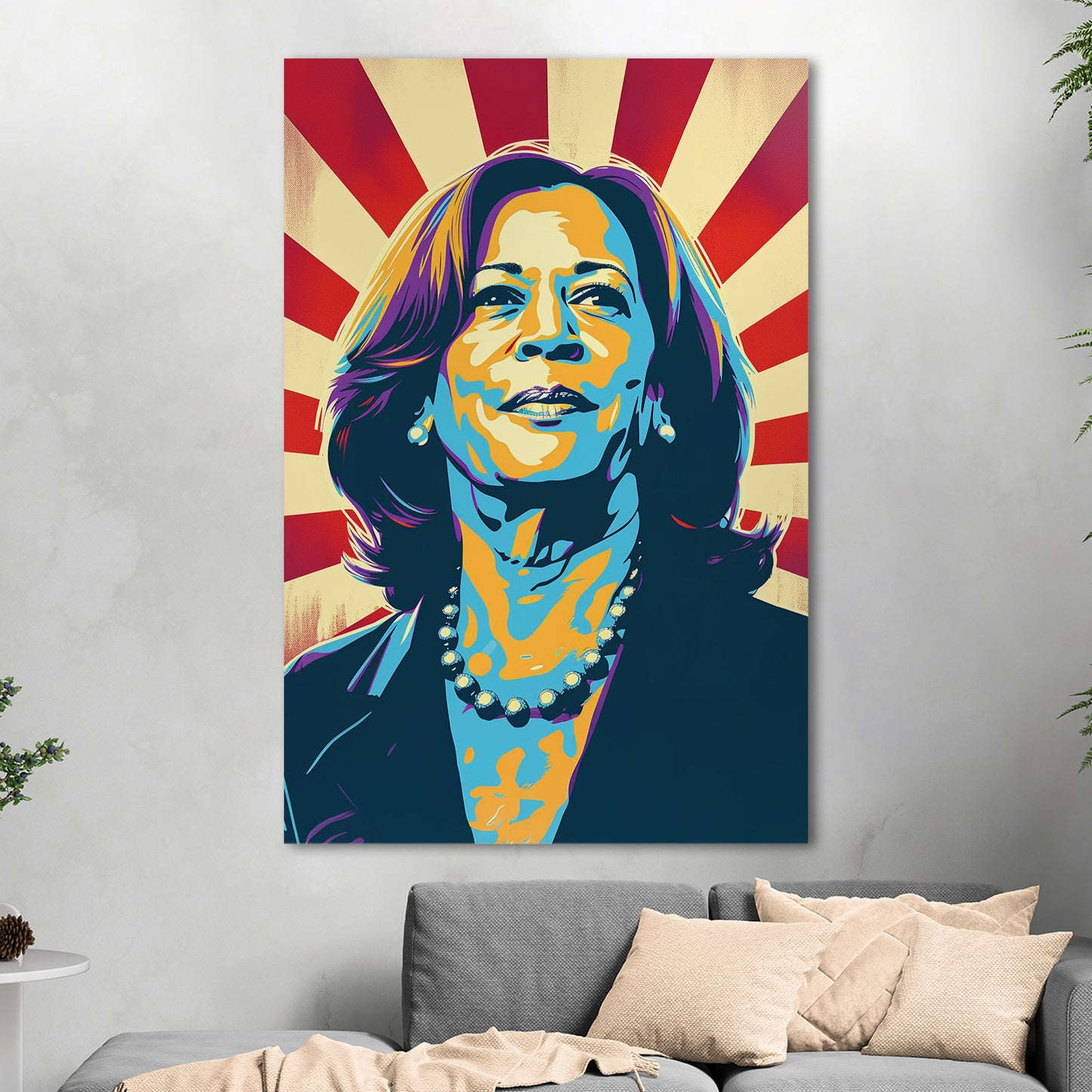 Kamala Harris - Regal Revolution in the Style of Obama Hope Poster