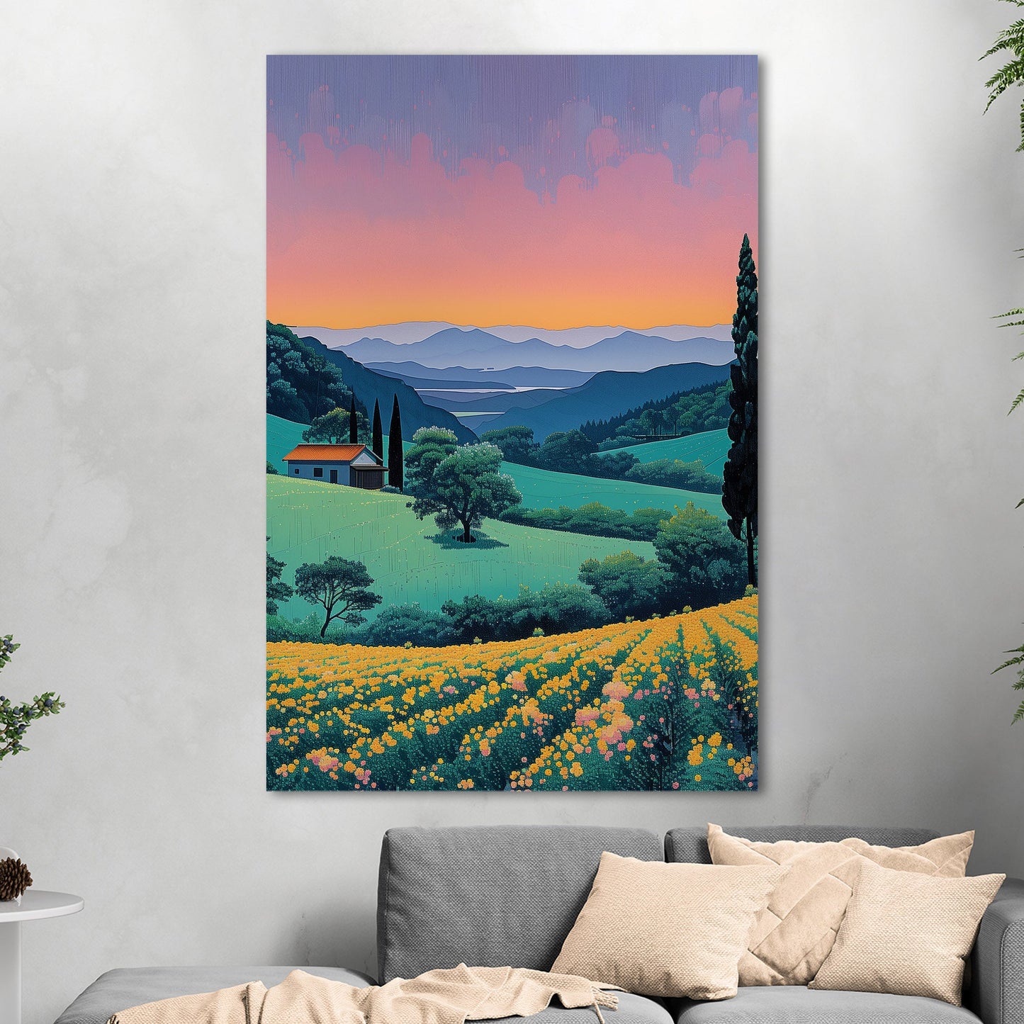 Mesmerizing landscape composition - Enchanted Hillside Haven