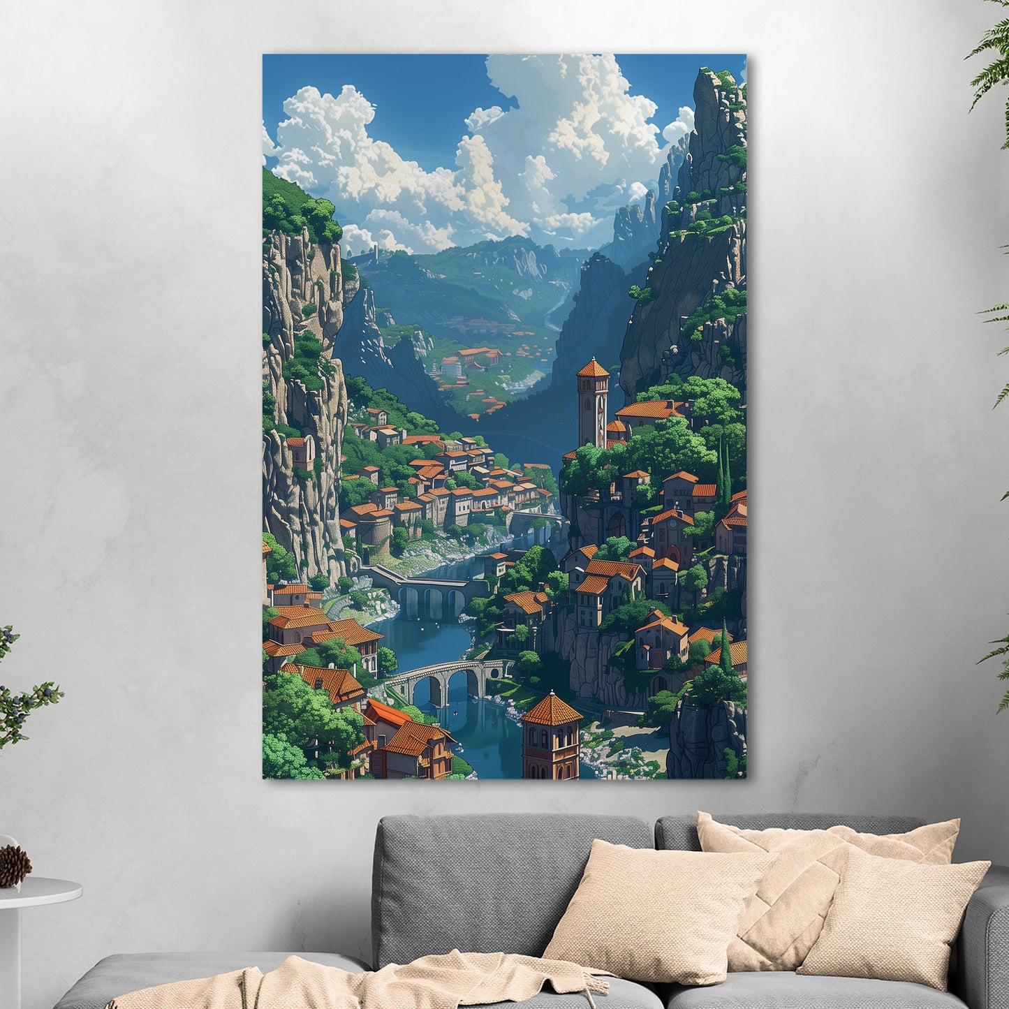 European-themed wall art - Elegant Elysian Haven