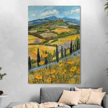 Umbria Countryside during spring - Floral Symphony