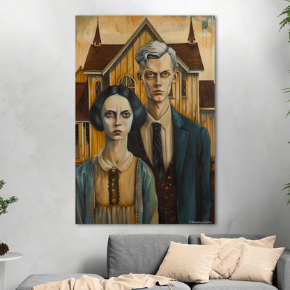 Contemporary reimagining of American Gothic - Ethereal Elegance