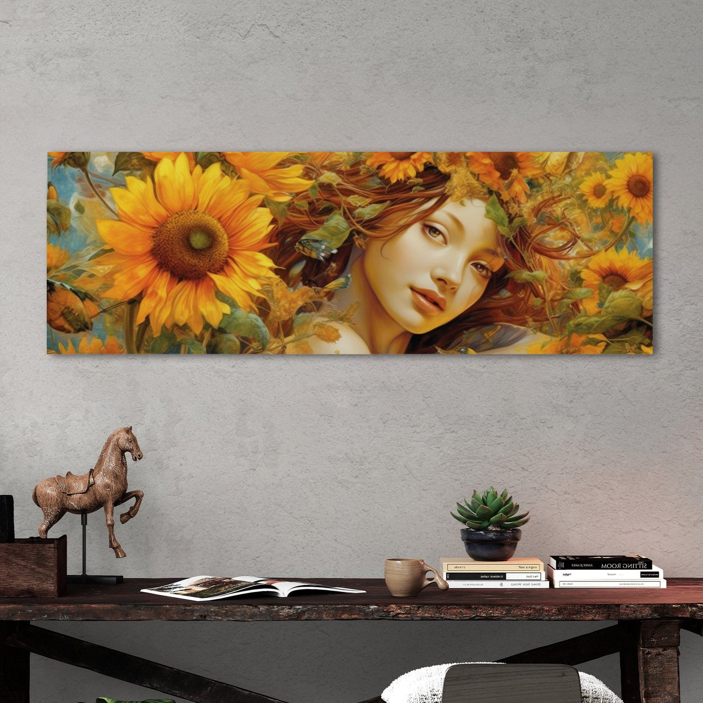 Captivating, elegant, intricate sunflower - Radiant Elegance -