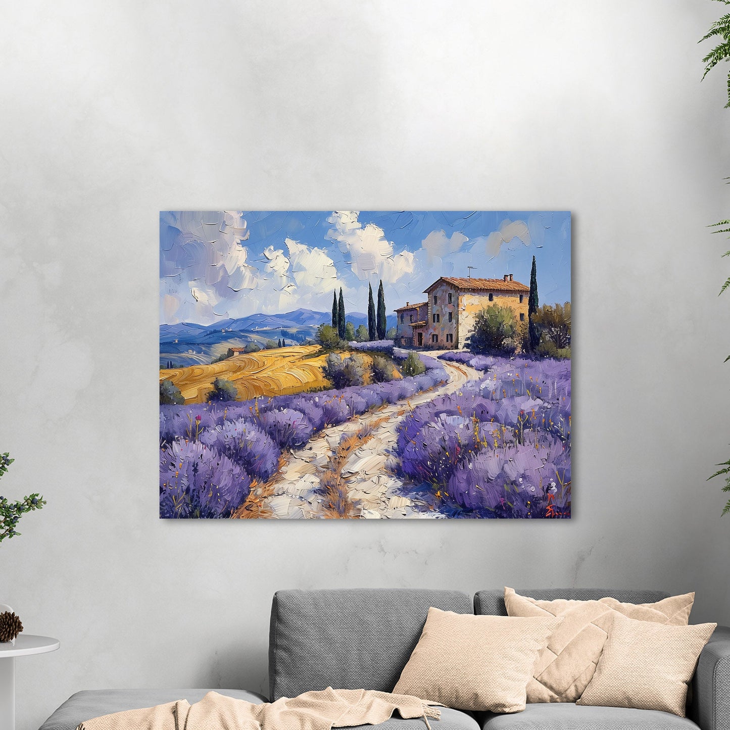 Tranquil Scene of Tuscany - Serene Symphony