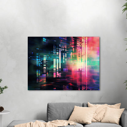 Innovative futuristic glitch abstract - Captivating Design