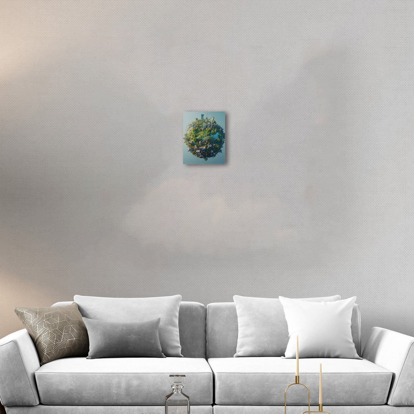 Enhance any room with Earth's view - Ethereal Exploration