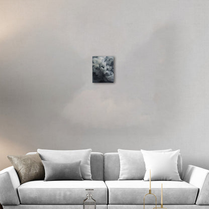 Photorealist Smoke in Grey and White - Ethereal Euphoria