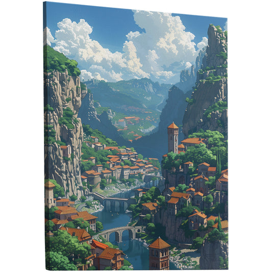 European-themed wall art - Elegant Elysian Haven