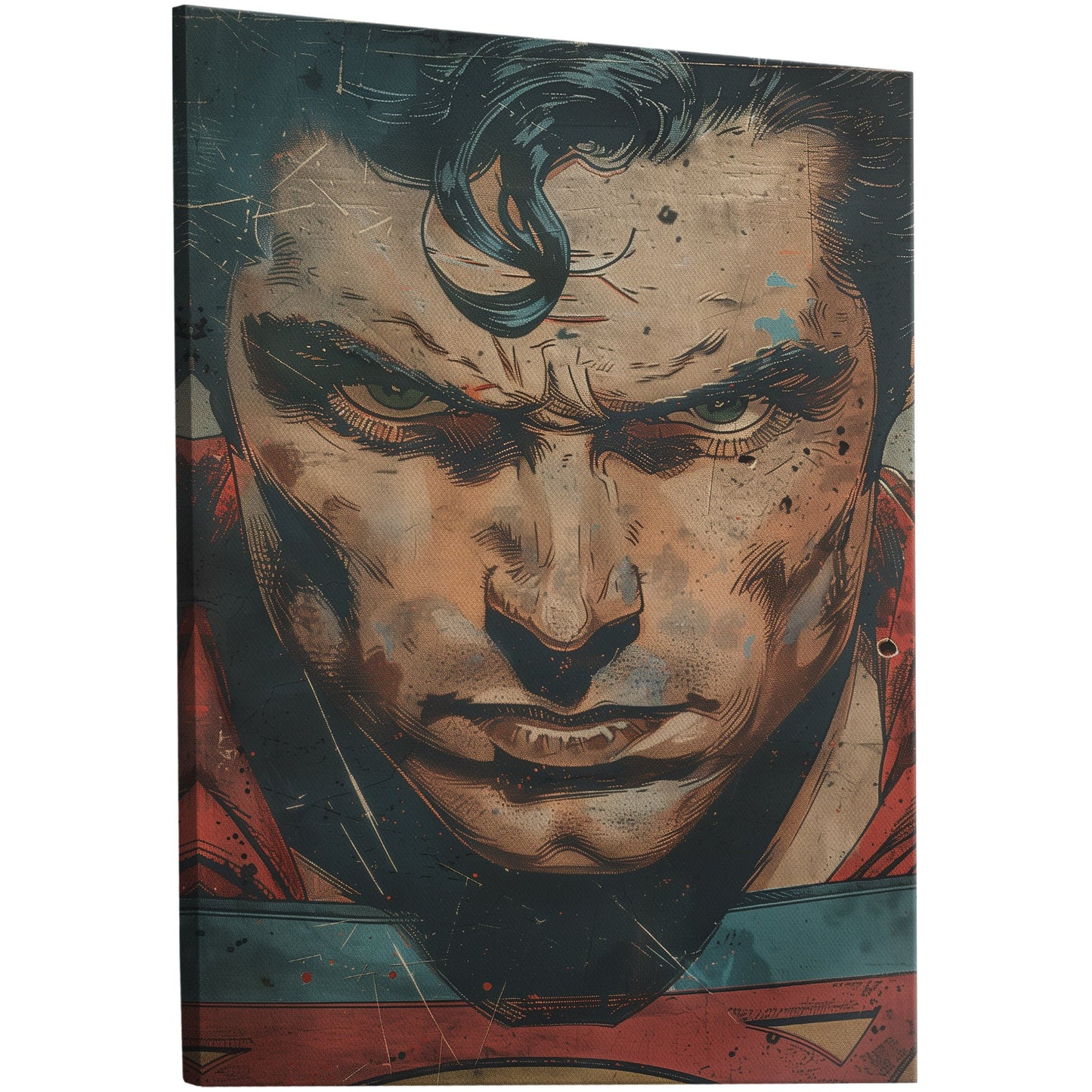 Closeup Portrait of Golden Age Superman - Iconic Vision: Superman Revived