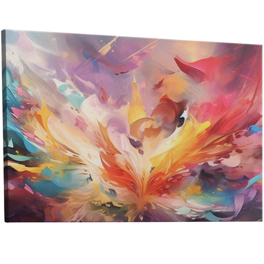 Stunning abstract wall art with vibrant colors and contemporary design