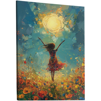 Vibrant, uplifting, energetic art for a lively Living Room - Joyful Dance