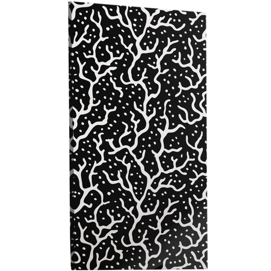 Exquisite black and white brain coral texture print art on fine paper or canvas