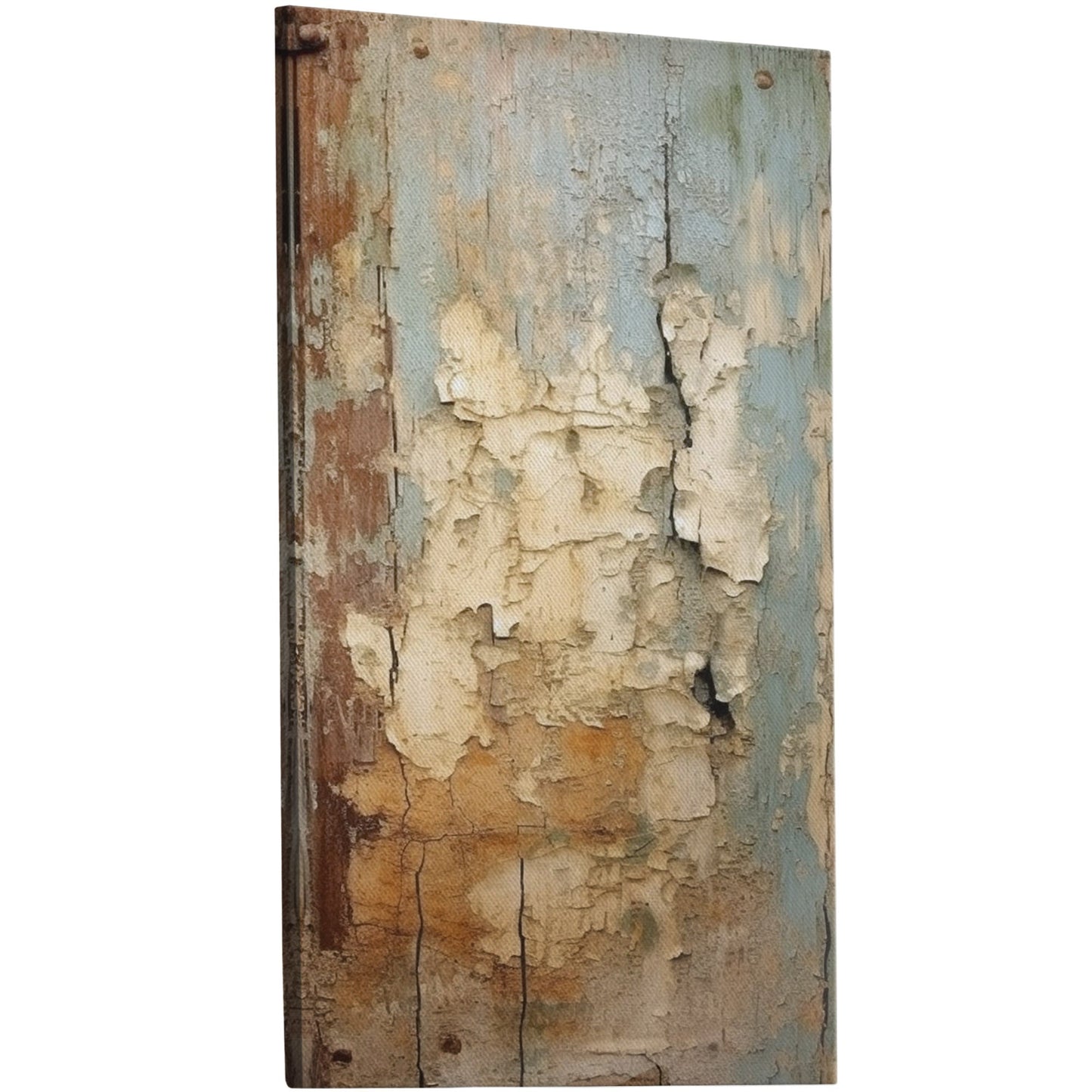 Rusted Metal with Chipping Paint Texture - Rugged Elegance