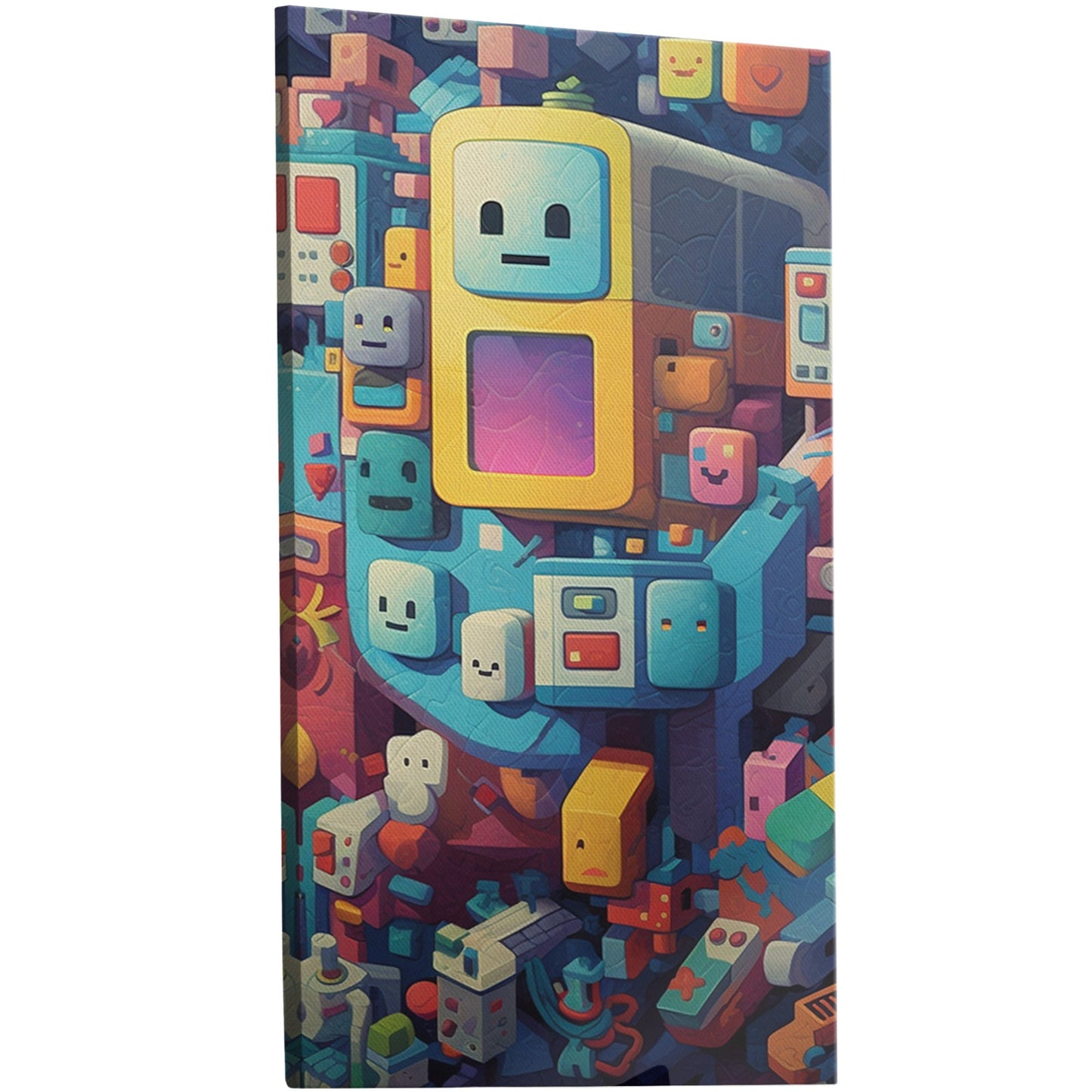 Isometric Videogame Inspired Art - Digital Block Party