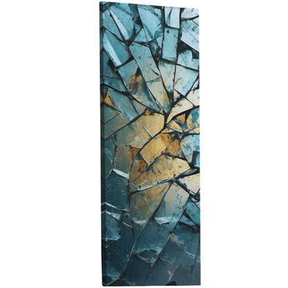 Unique and captivating shattered glass art - Enigmatic Reflections