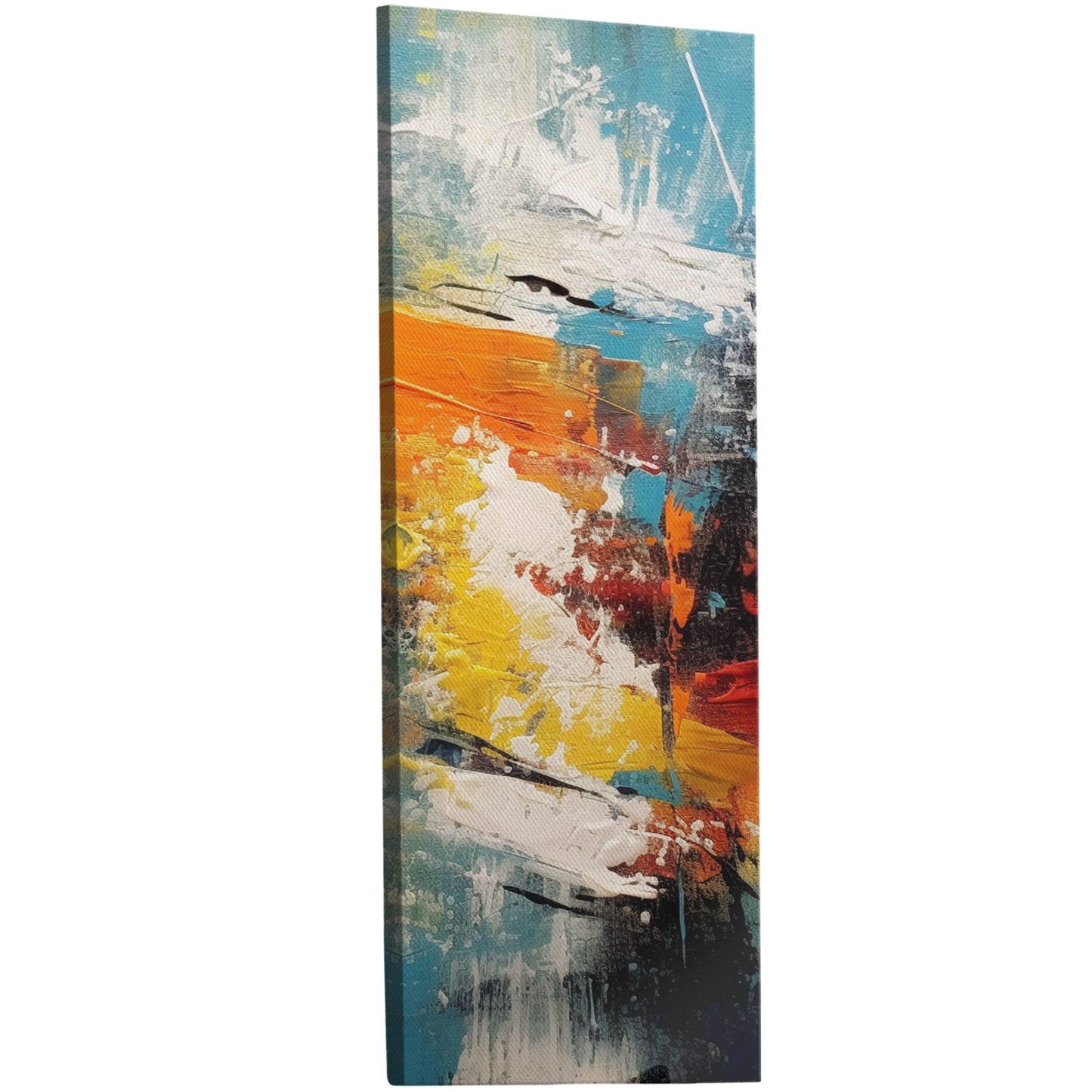 Abstract Oil Painting - Vibrant Energy: Embrace the Abstract