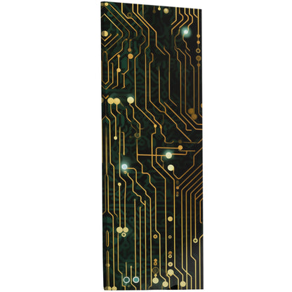 Impressionistic Circuit Board Painting - Electric Binary Fusion Circuits