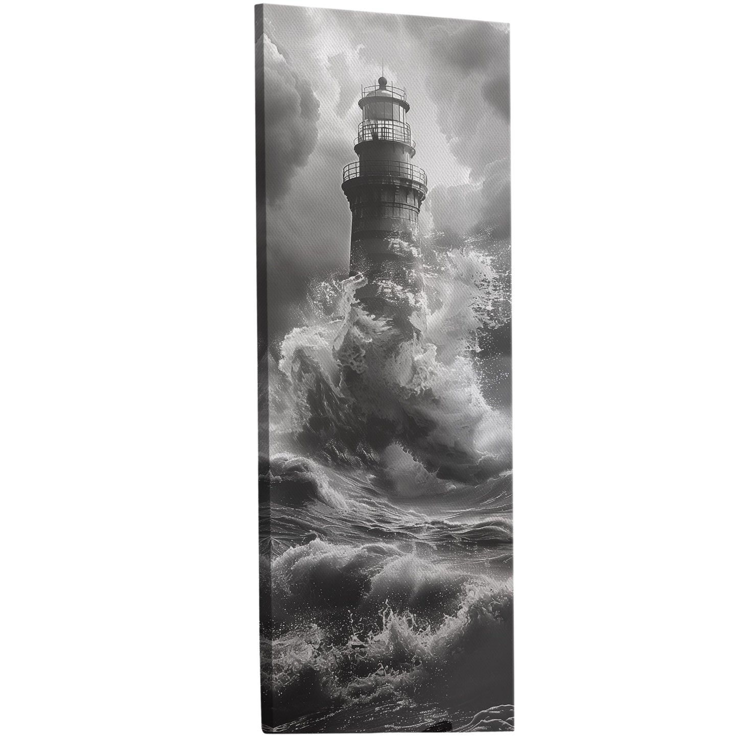 Highly detailed lighthouse wall art - Serene Coastal Dream