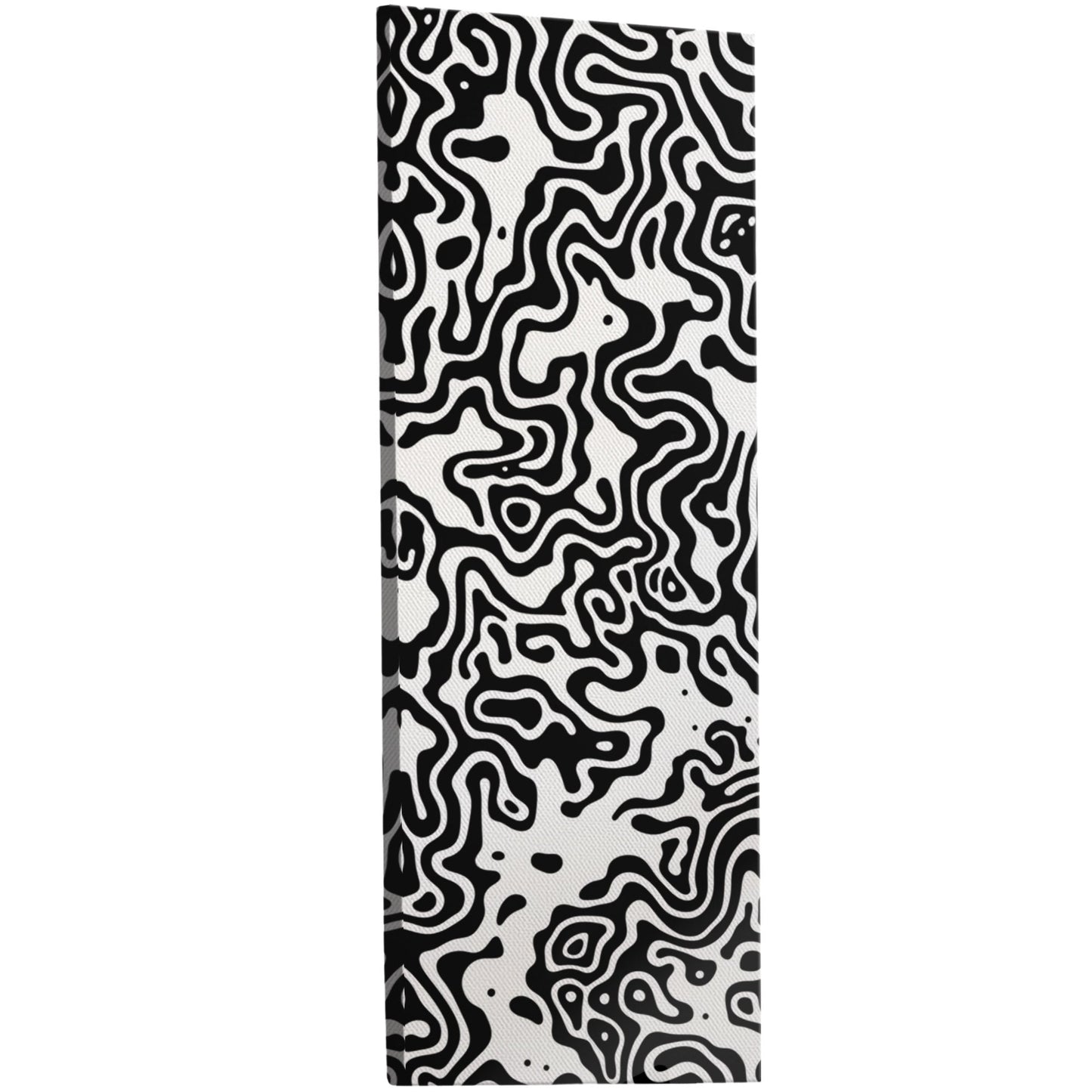 Black and White Stylized Reef Texture - Vector Elegance